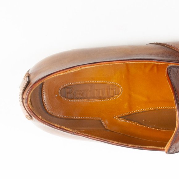 Berluti Paris Brown Loafers - Picture 5 of 8